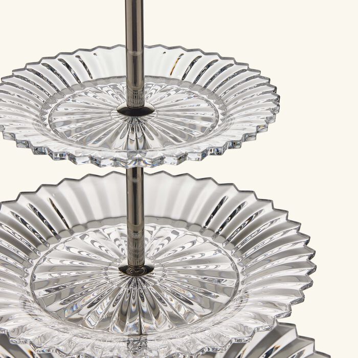 Mille Nuits Cake Stand Clear baccarat mille nuits cake stand clear