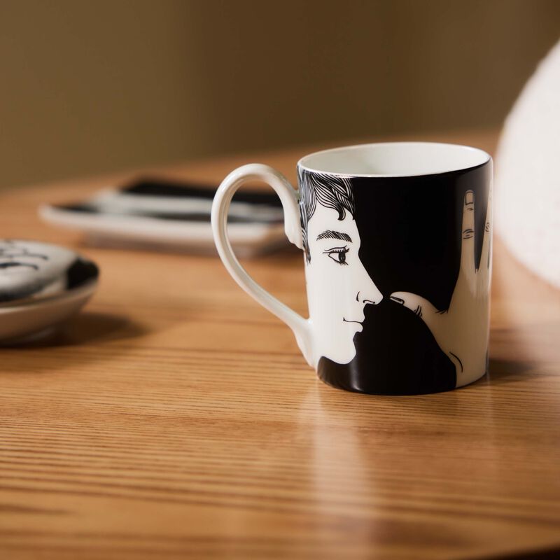 fornasetti marameo mug black