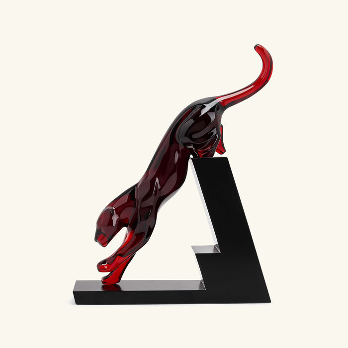 baccarat panther the leap sculpture limited edition of 200