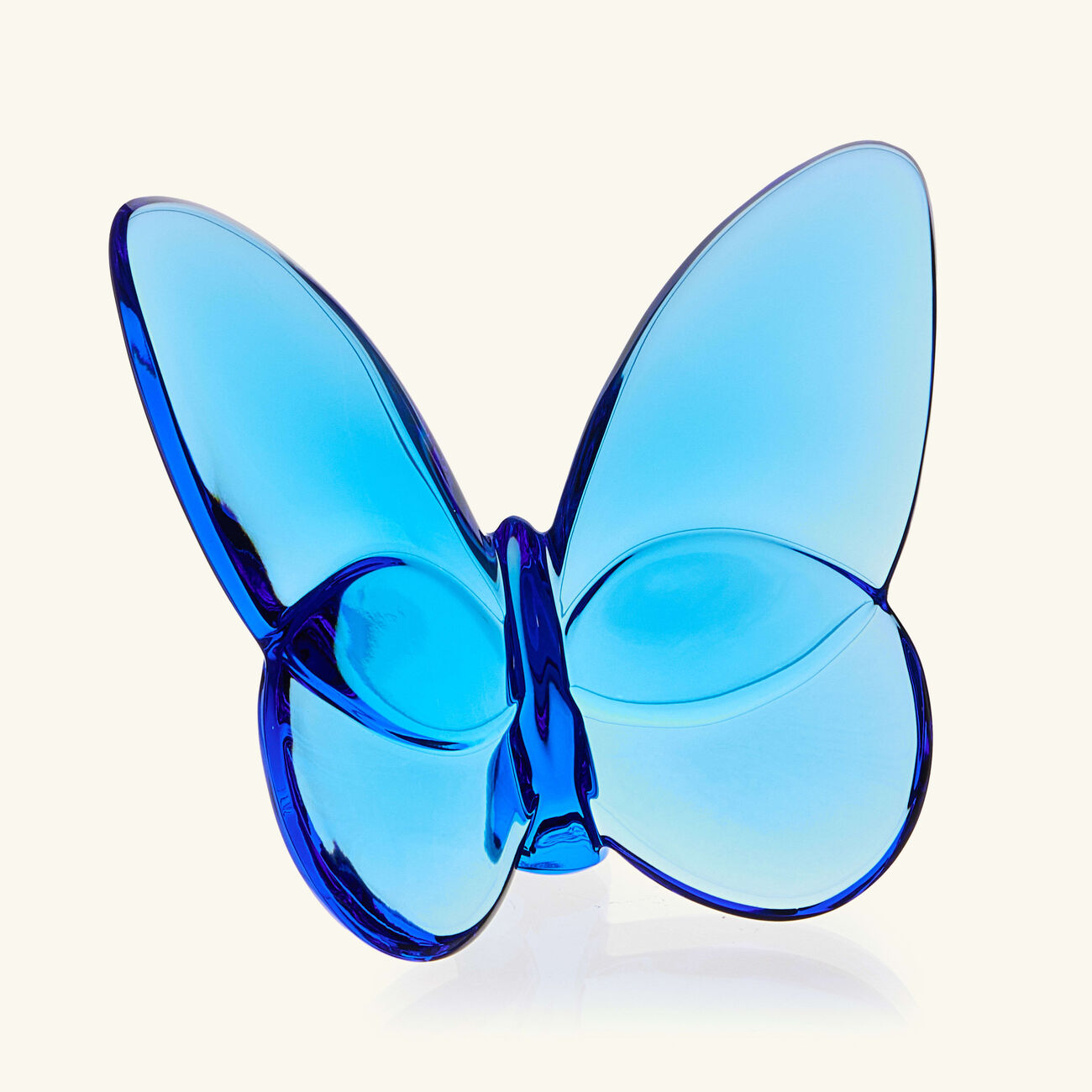baccarat papillon lucky butterfly figurine mini blue
