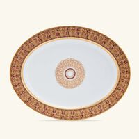 bernardaud eventail cake platter rectangular white 38cm