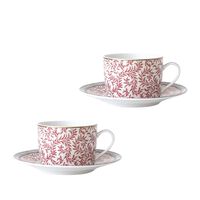 Collection Braquenié Set of 2 Tea Cups and Saucers, small