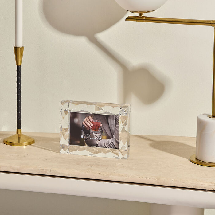 Louxor Picture Frame Clear 4x6 baccarat louxor picture frame clear 4x6