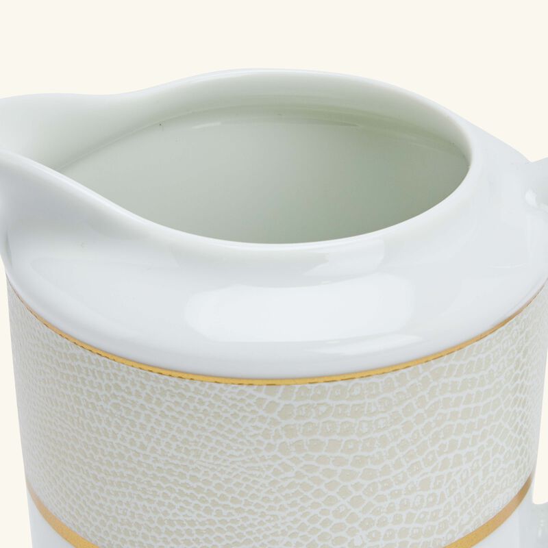 Sauvage Blanc Milk Pitcher Gold bernardaud sauvage blanc milk pitcher gold