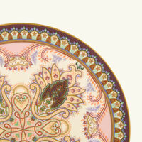 etro thistle decorative plate pink set of 2