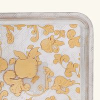 Jardin D'eden Serving Tray Rectangular Small Silver christofle jardin d eden serving tray rectangular small silver