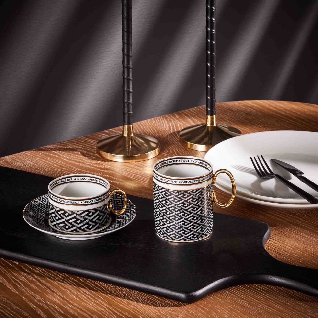 versace la greca signature mug pattern