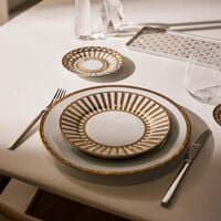 Vannerie Dessert Plate Gold 21Cm pinto paris vannerie dessert plate gold 21cm