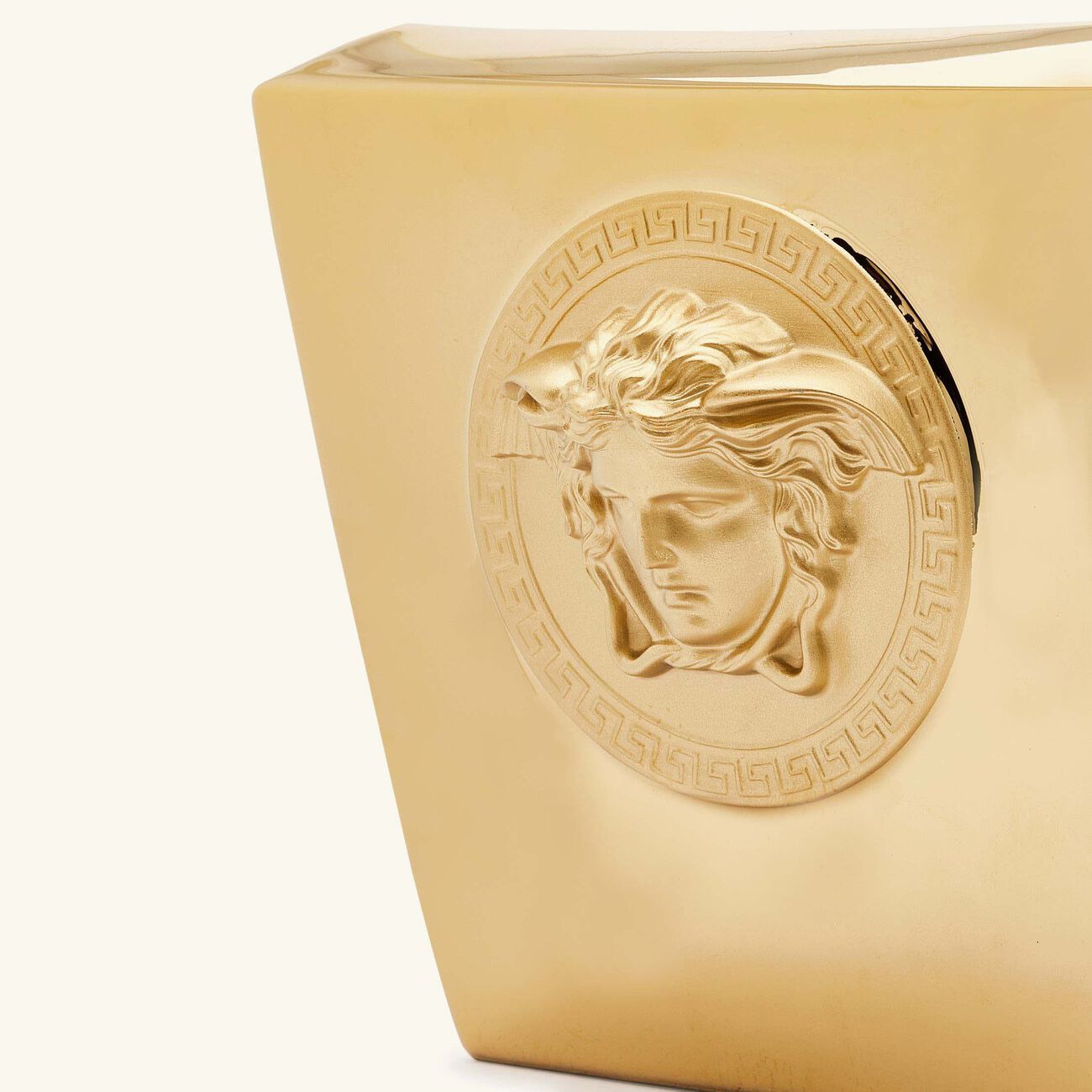 versace medusa vase small gold