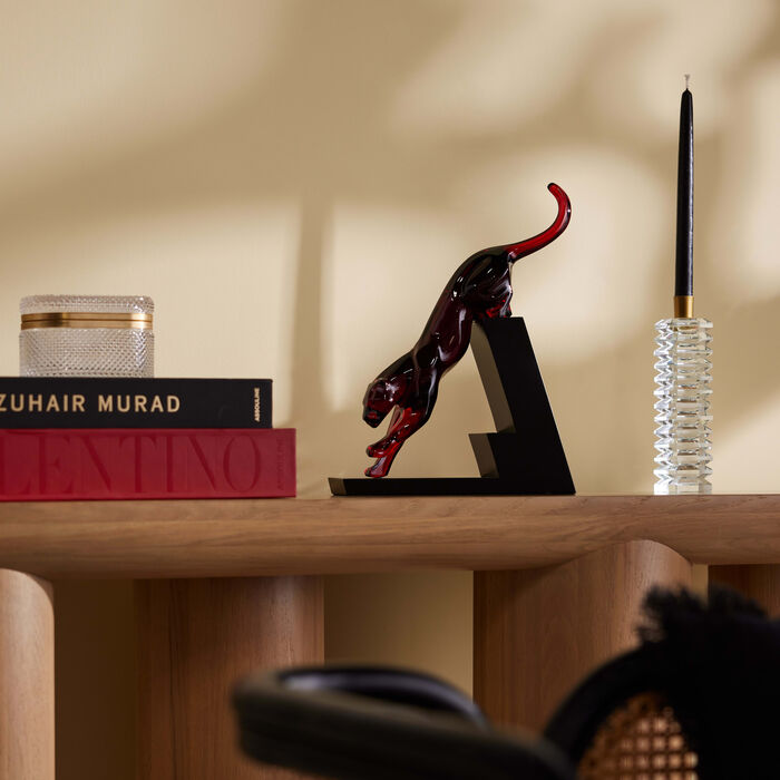 baccarat panther the leap sculpture limited edition of 200