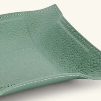 giobagnara elie saab monogram trinket tray square small agata green