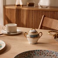 Eden Turquoise Sugar Bowl Blue bernardaud eden turquoise sugar bowl blue