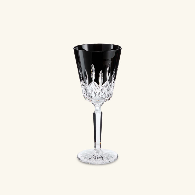 Lismore Black Wine Glass Medium Black Set Of 2 waterford lismore black wine glass medium black set of 2