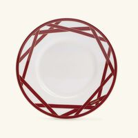 ميسوني هوم طقم ناستري المؤلف من فنجانين للشاي مع صحنيهما بلون أحمر