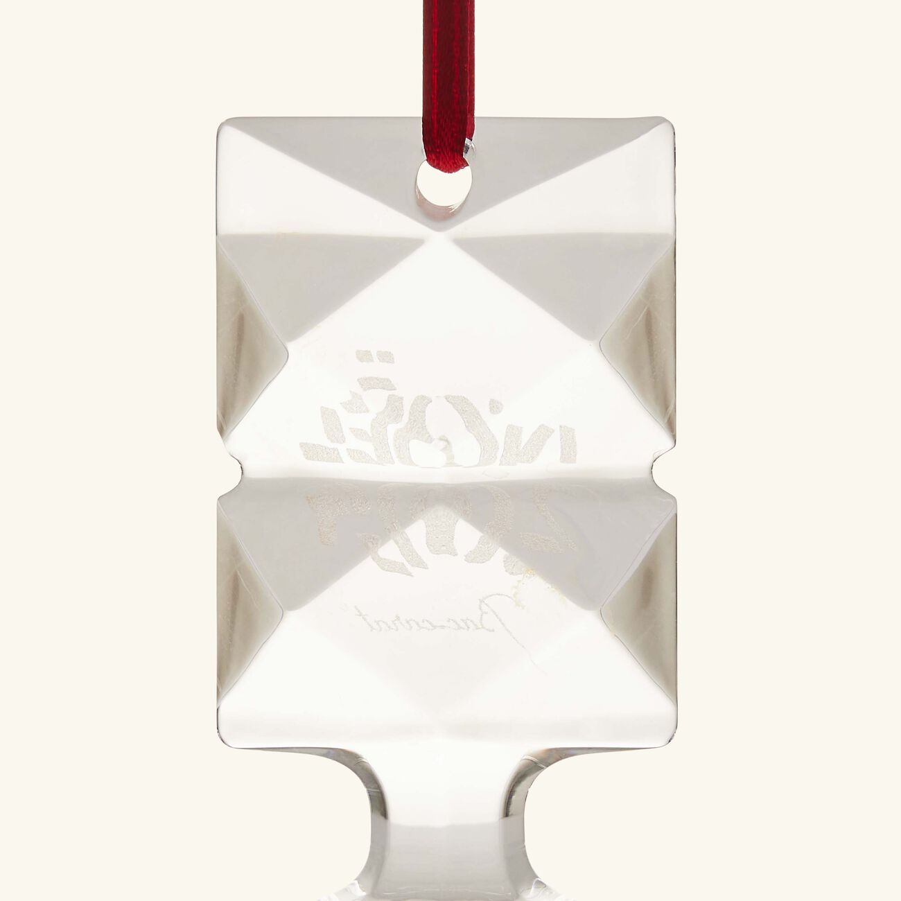 باكارا قطعة الزينة نويل لوكسر 2024 ميني باللون الشفاف