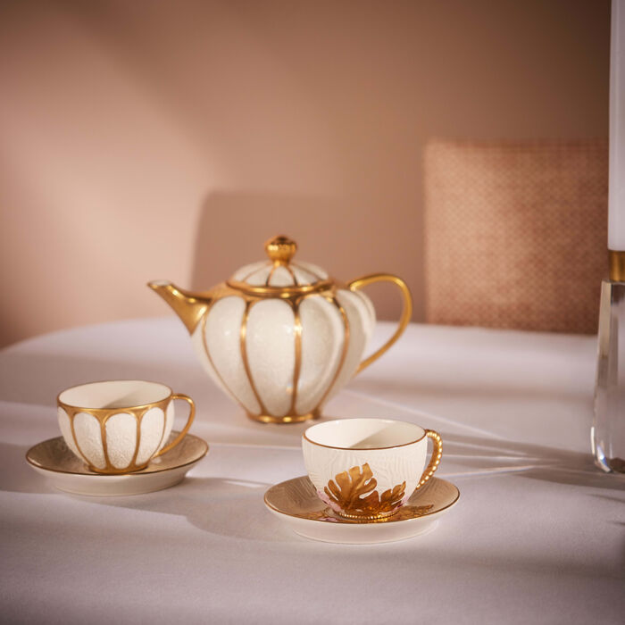 villari acapulco tea cup   saucer white