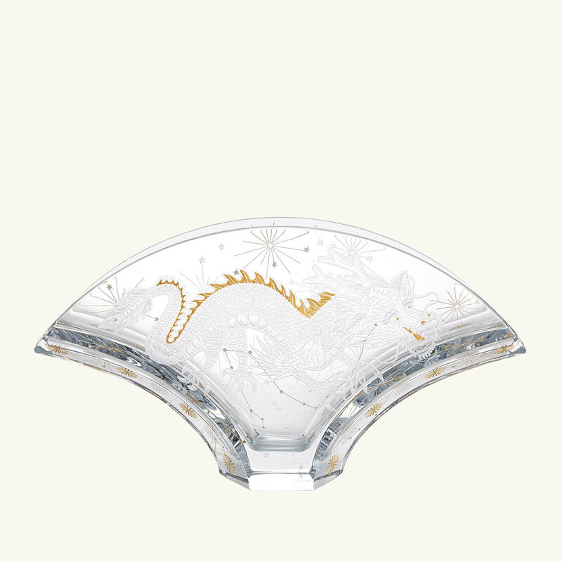 Ginkgo Céleste Dragon Vase Medium Clear Limited Edition baccarat ginkgo c leste dragon vase medium clear limited edition