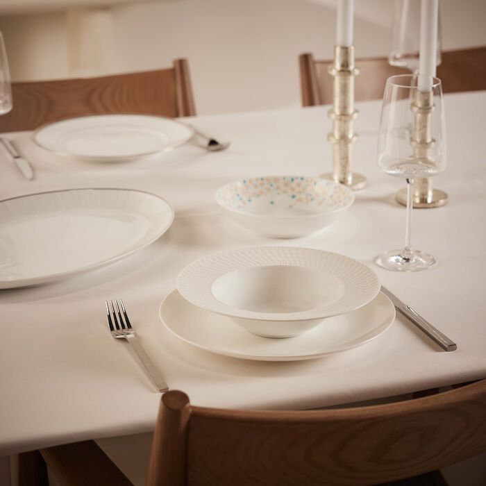 Twist Soup Bowl Round White 23cm bernardaud twist soup bowl round white 23cm
