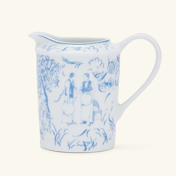 Tout Paris Milk Pitcher Blue bernardaud tout paris milk pitcher blue