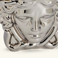 versace medusa grande vase medium silver