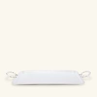 christofle albi serving tray with handles rectangular large silver plated