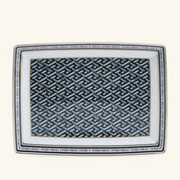 versace la greca signature serving platter rectangular 21cm