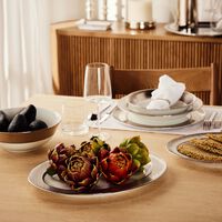 Divine Serving Platter Oval Grey 38cm bernardaud divine serving platter oval grey 38cm