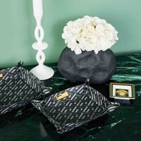 La Greca Signature Trinket Tray Square Small Black versace la greca signature trinket tray square small black