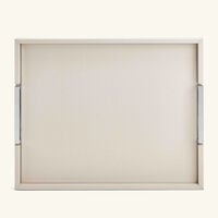 Victor Tray Rectangular Large White giobagnara victor tray rectangular large white