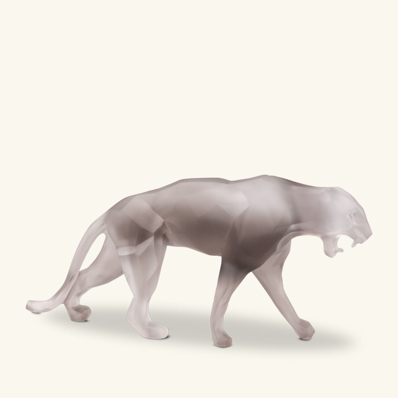 daum wild panther sculpture small grey limited edition