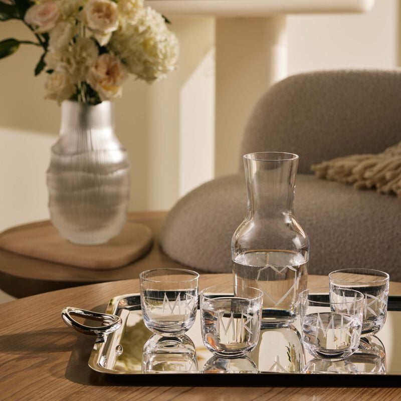 ABC MR Drinking Glass Clear ruckl abc mr drinking glass clear