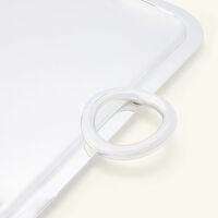 كريستوفل صينية التقديم فيرتيجو مستطيلة كبيرة مطلية بالفضة