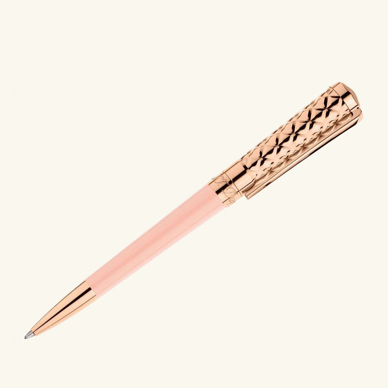 Liberte Ballpoint Pen Pink st dupont liberte ballpoint pen pink