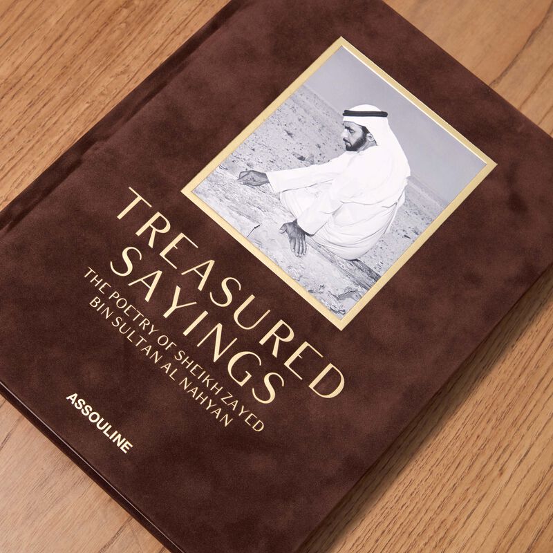 assouline treasure sayings  the poetry of sheikh zayed bin sultain al nahyan classic book