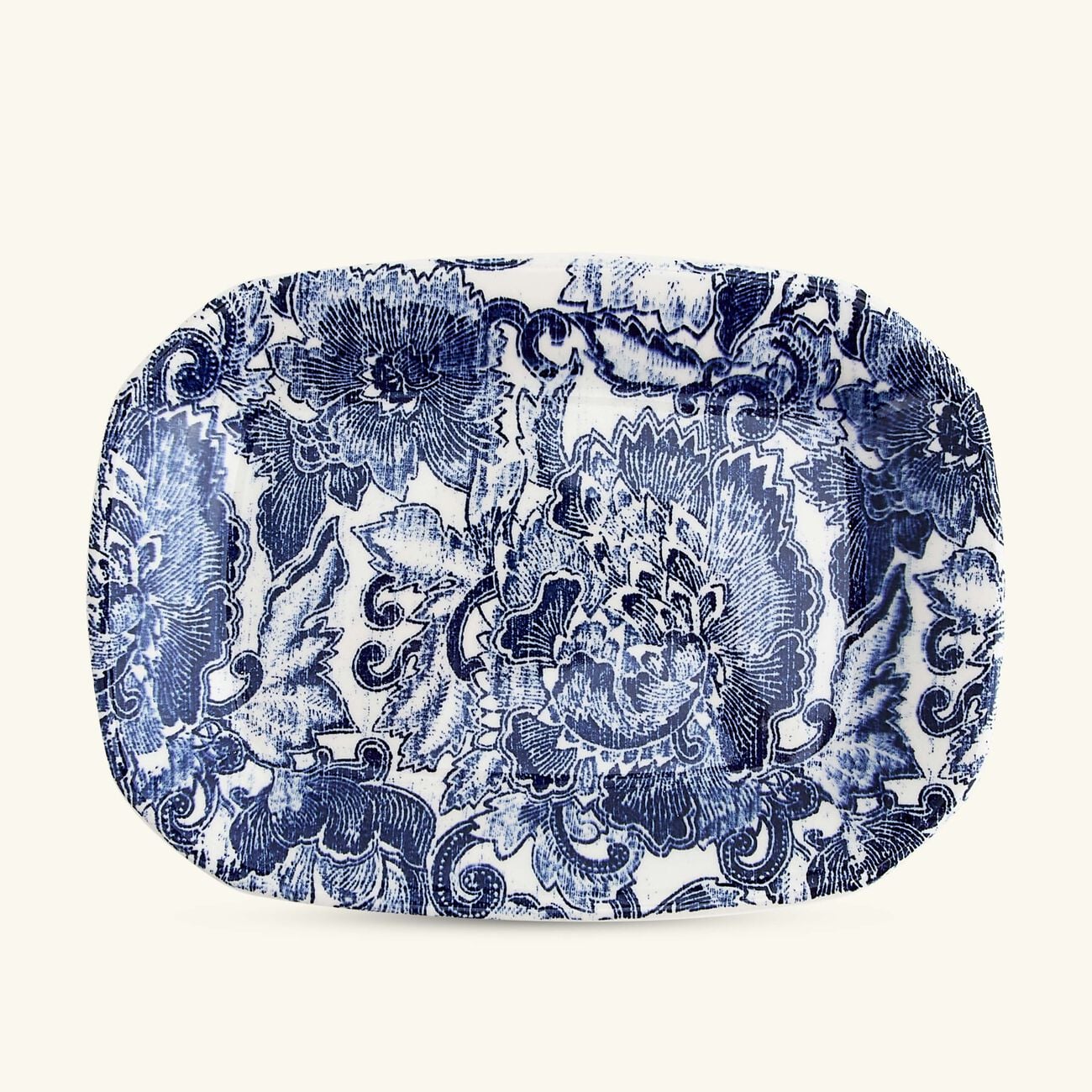 Faded Peony Trinket Tray Oval Small Blue ralph lauren home faded peony trinket tray oval small blue