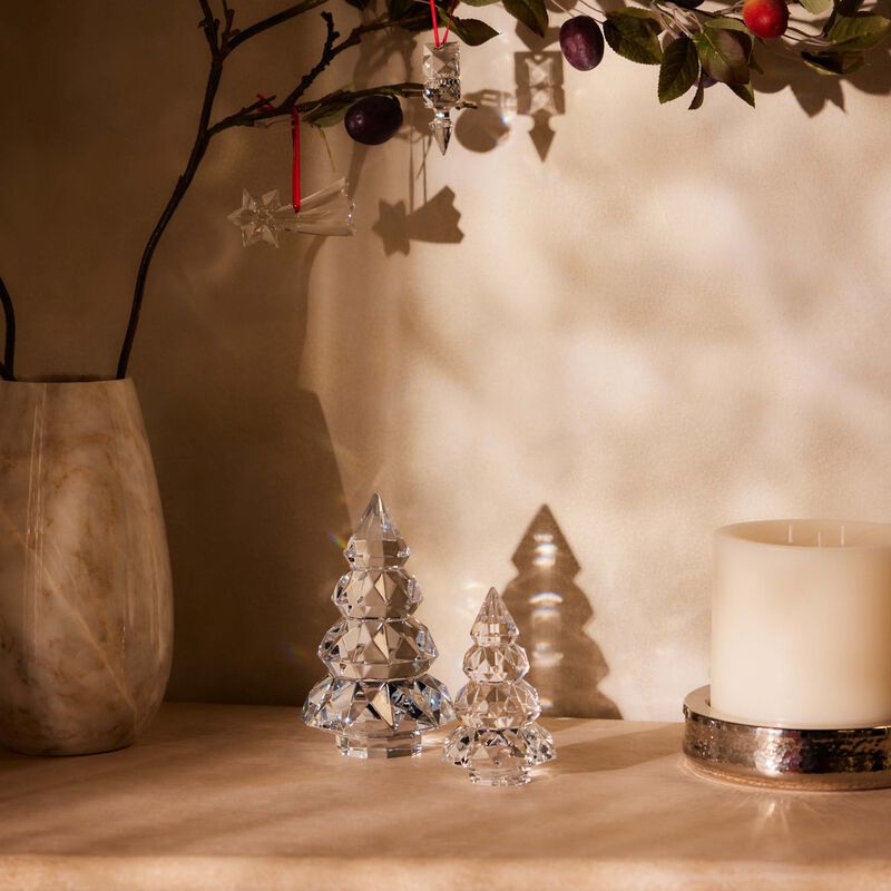 baccarat no l louxor tree ornament small clear