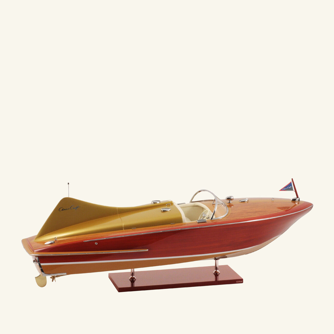 kiade chris craft cobra model boat extra large brown