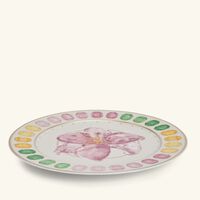 روزنتال طبق الضيافة المستدير آيديليا   33 سم   مزيّن بنقش على شكل زنبقة