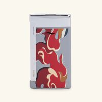 st dupont slim 7 lighter camo red