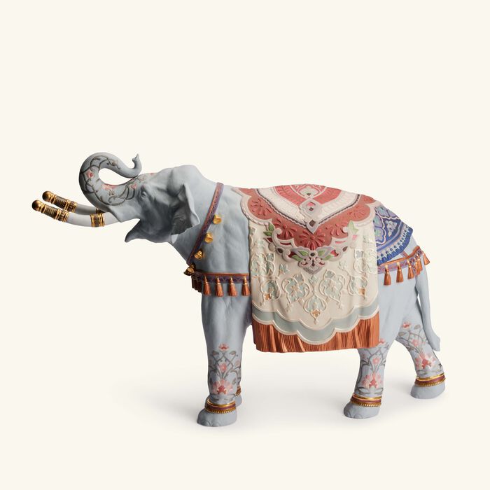 lladro oriens elephant sculpture