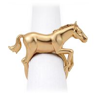 Horse Gold Napkin Jewel, small