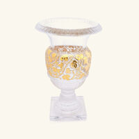 lalique versailles vase medium gold