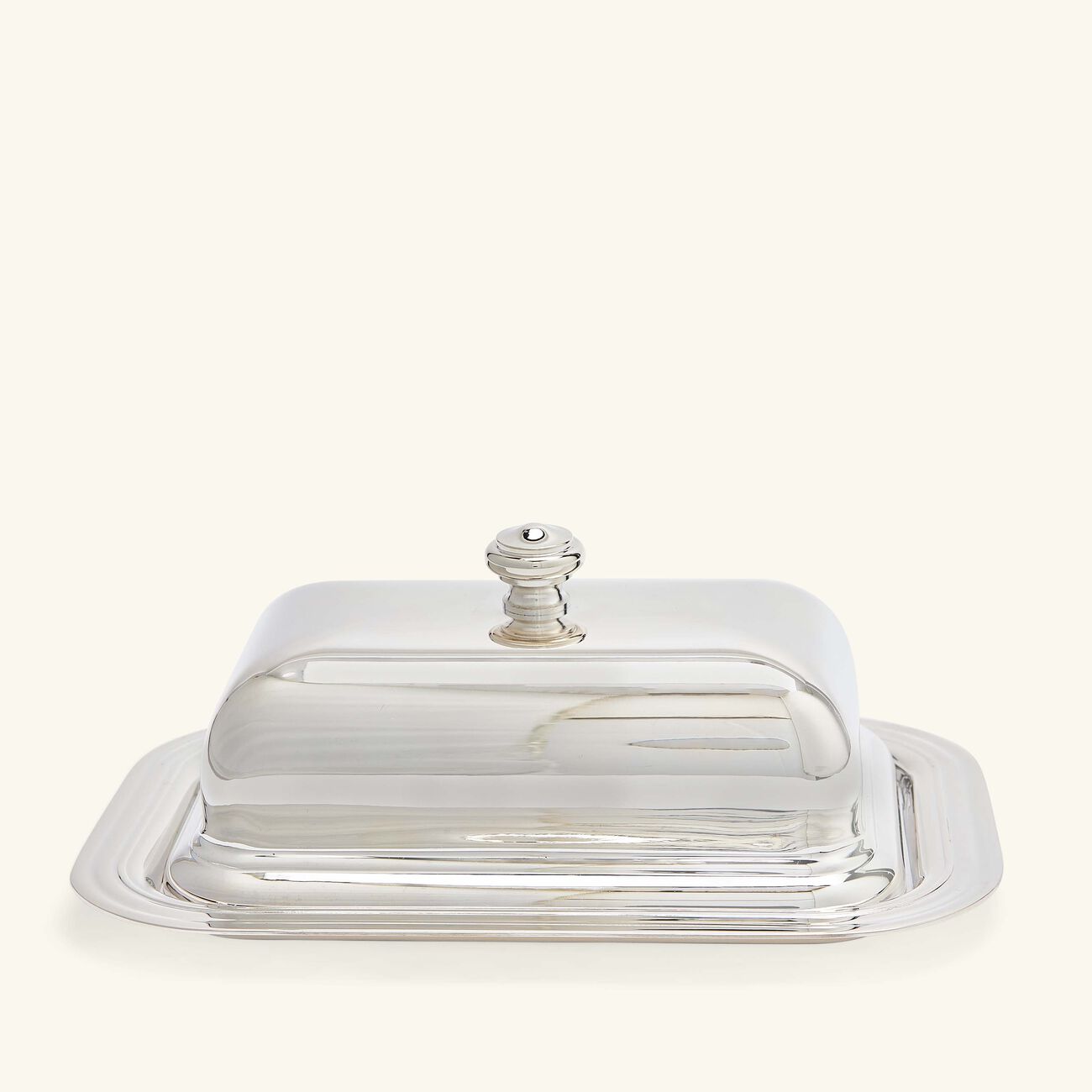 christofle albi butter dish silver plated 19cm