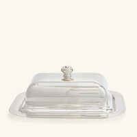 christofle albi butter dish silver plated 19cm