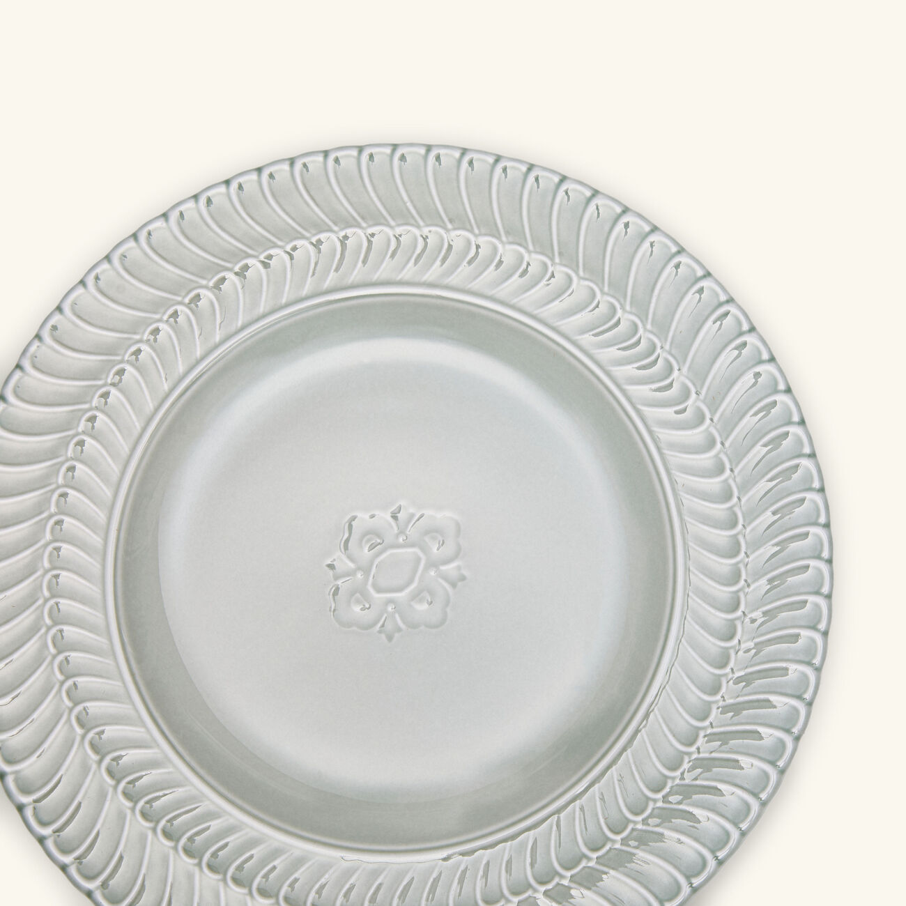 بوتشيلاتي طبق الحلويات روش أخضر بتصميم مستدير 22سم