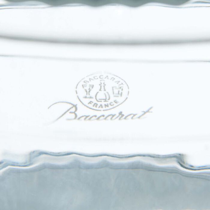 باكارا مزهرية آي دائرية كبيرة شفافة