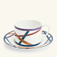 missoni home nastri tea cup   saucer set of 2
