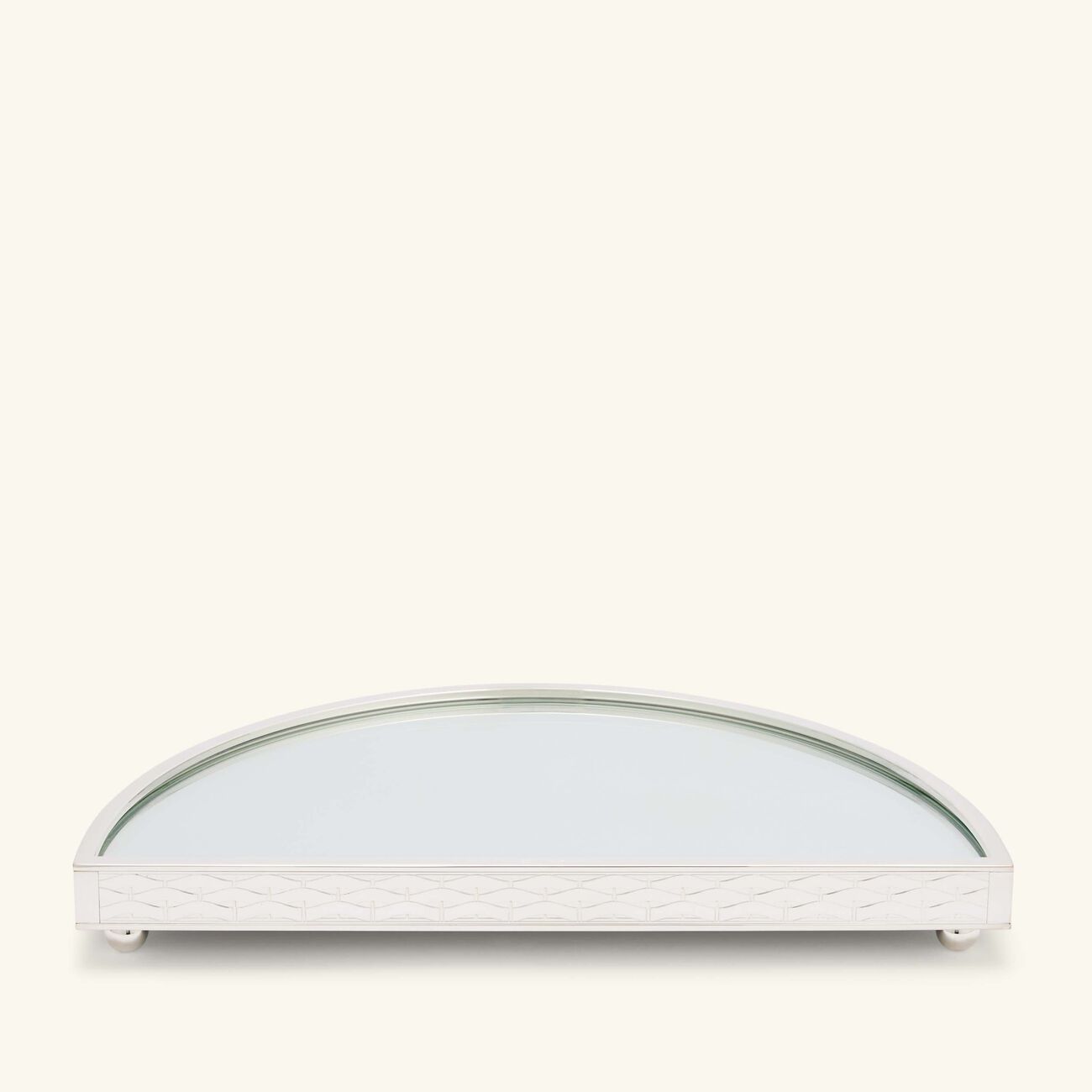 كريستوفل صينية الضيافة سيف دارجان على شكل نصف دائرة صغيرة فضية