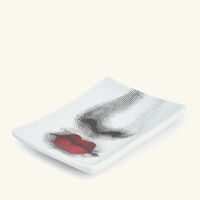 fornasetti bacio ashtray rectangular small black