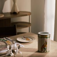 روزنتال طبق آيديليا المستدير للخبز والزبدة   18 سم   مزيّن بنقش على شكل ببغاء الكوكاتو